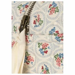 Trousse de toilette en coton bio Verone Blues | Blanc