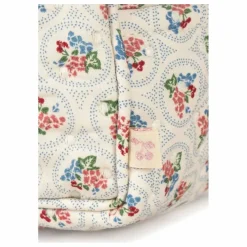 Trousse de toilette en coton bio Verone Blues | Blanc