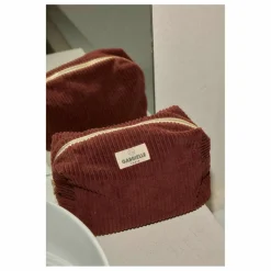 Trousse de toilette en velours côtelé | Jaspe