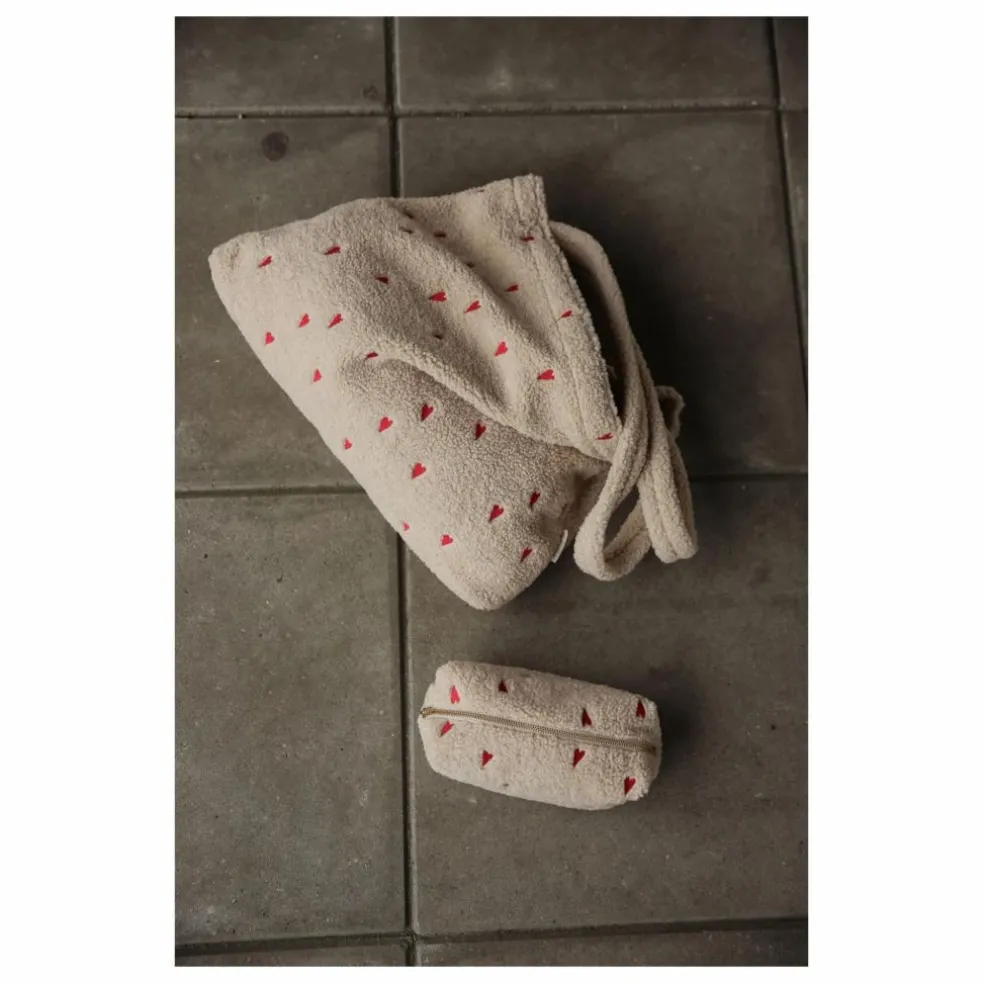 Trousse de toilette Hearts | Ecru