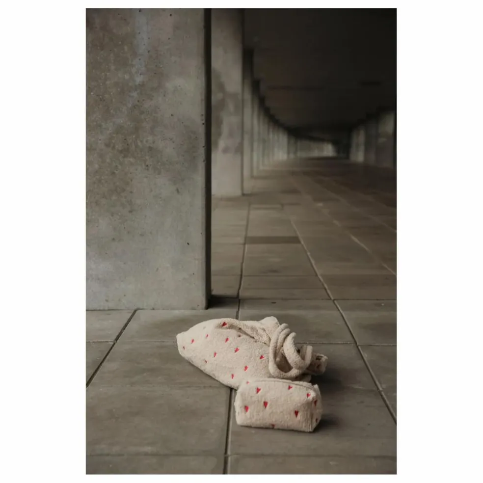 Trousse de toilette Hearts | Ecru