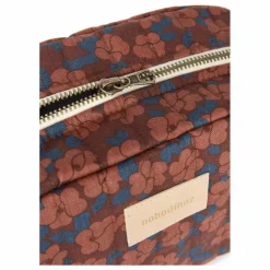 Trousse de toilette imperméable Hyde Park Maroon Poppies | Brique