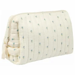 Trousse de toilette Periwinkle en coton bio | Bleu
