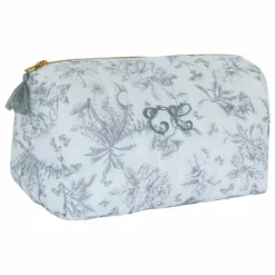 Trousse de toilette Toile de Jouy | Gris