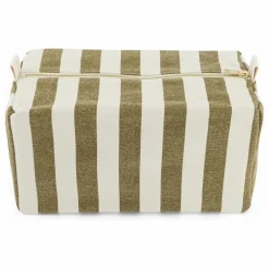 Trousse de toilette Vic rayée | Olive
