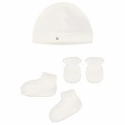 Trousseau de Naissance 3 Pièces Coton Bio | Ecru