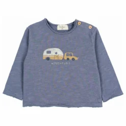 T-shirt Adventure Coton Bio | Bleu gris