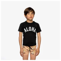 T-Shirt Anti-UV Aloha | Noir