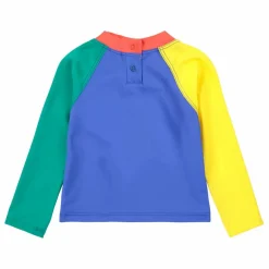 T-Shirt Anti-UV Colorblock Fibres Recyclées | Bleu