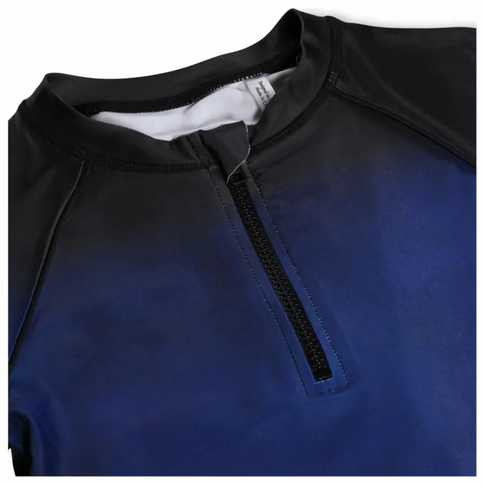 T-shirt Anti-UV Noble Vagues Fibres Recyclées | Bleu marine