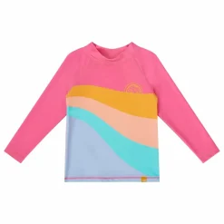 T-Shirt Anti-UV Ride The Wave | Rose fuschia