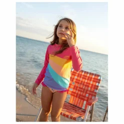 T-Shirt Anti-UV Ride The Wave | Rose fuschia