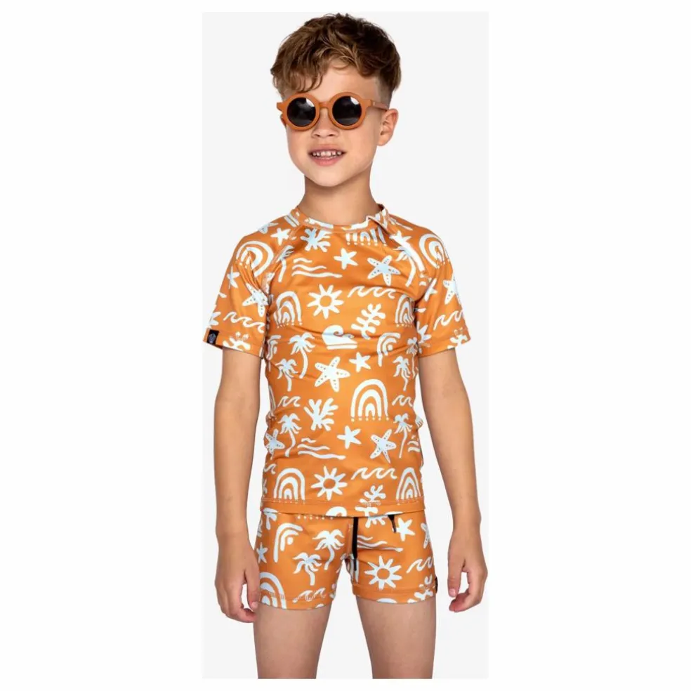 T-shirt Anti-UV Tropical Vibes Fibres Recyclées | Orange