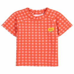 T-Shirt Anti-UV Vichy Fibres Recyclées | Corail