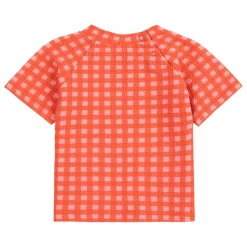 T-Shirt Anti-UV Vichy Fibres Recyclées | Corail