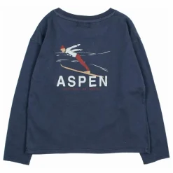 T-shirt Aspen Coton Bio | Bleu marine