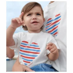 T-Shirt Barlay Cœur Coton Bio | Blanc