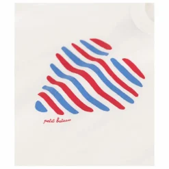 T-Shirt Barlay Cœur Coton Bio | Blanc