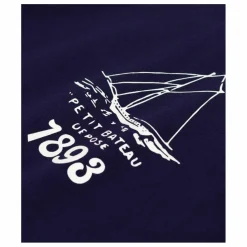 T-shirt Bateau 1893 Jersey Coton Bio | Bleu marine