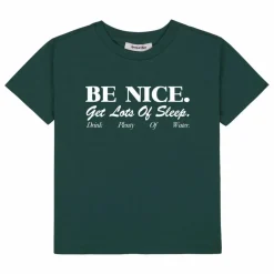 T-shirt Be Nice Coton Recyclé | Vert foncé