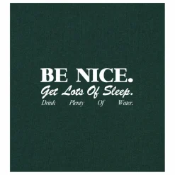 T-shirt Be Nice Coton Recyclé | Vert foncé