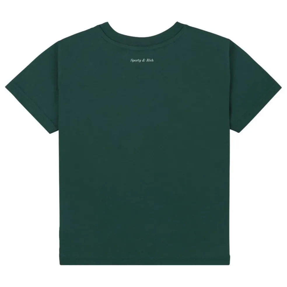 T-shirt Be Nice Coton Recyclé | Vert foncé
