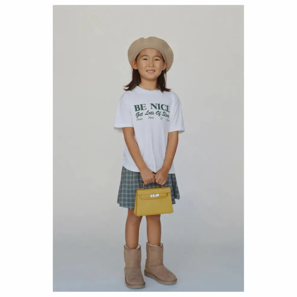 T-shirt Be Nice Coton Recyclé | Blanc