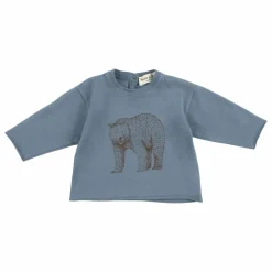 T-shirt Bear | Bleu gris