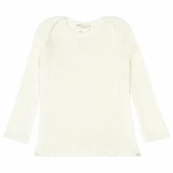 T-shirt Belfast Soie et Coton | Blanc cassé