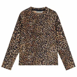 T-shirt Belle Léopard Coton Bio | Marron