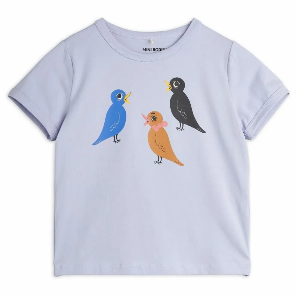 T-shirt Bird Coton Bio | Lilas