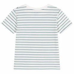 T-Shirt Biru Coton Bio | Blanc