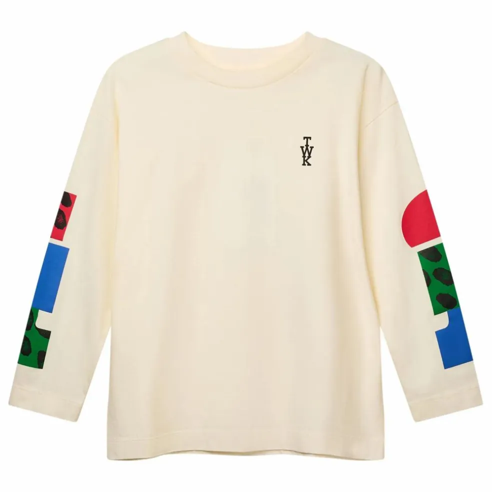 T-shirt Block Coton Bio | Ecru