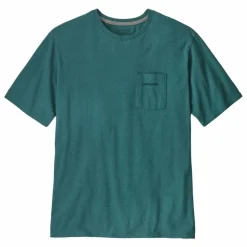 T-shirt Boardshort Logo Responsibili Fibres Recyclées | Bleu canard