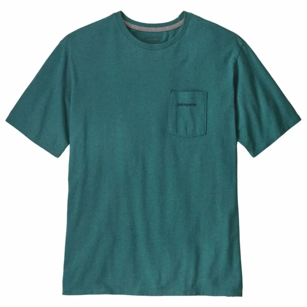 T-shirt Boardshort Logo Responsibili Fibres Recyclées | Bleu canard