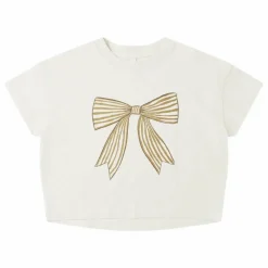 T-shirt Boxy Bow | Ecru