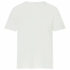 T-shirt Boxy Imprimé Fiore Dell Isola Coton Bio | Blanc cassé