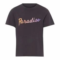T-shirt Boxy Imprimé Sundown Coton Bio | Noir