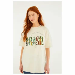T-shirt Brasil | Ecru