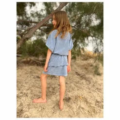 T-Shirt Bree Eponge Bio | Bleu gris