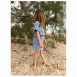 T-Shirt Bree Eponge Bio | Bleu gris
