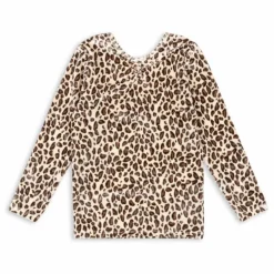 T-shirt Carlito Léopard Velours Fibres Recyclées | Beige