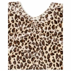 T-shirt Carlito Léopard Velours Fibres Recyclées | Beige