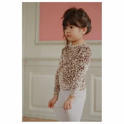 T-shirt Carlito Léopard Velours Fibres Recyclées | Beige
