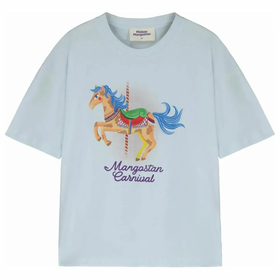 T-shirt Carnival Coton Bio | Bleu