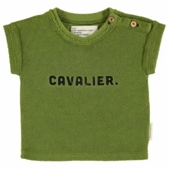 T-Shirt Cavalier Eponge Bio | Vert olive