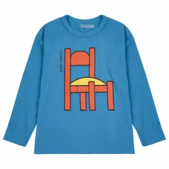 T-shirt Chaise Coton Bio | Bleu