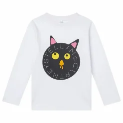 T-Shirt Chat | Blanc
