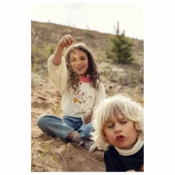 T-shirt Chat Coton Bio | Ecru