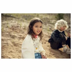 T-shirt Chat Coton Bio | Ecru